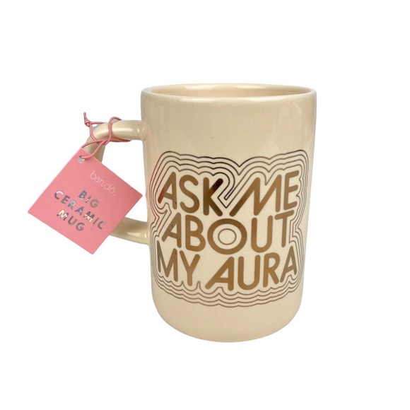 ban.do Other - Ban.do Ask Me About My Aura Ceramic Mug 13 oz